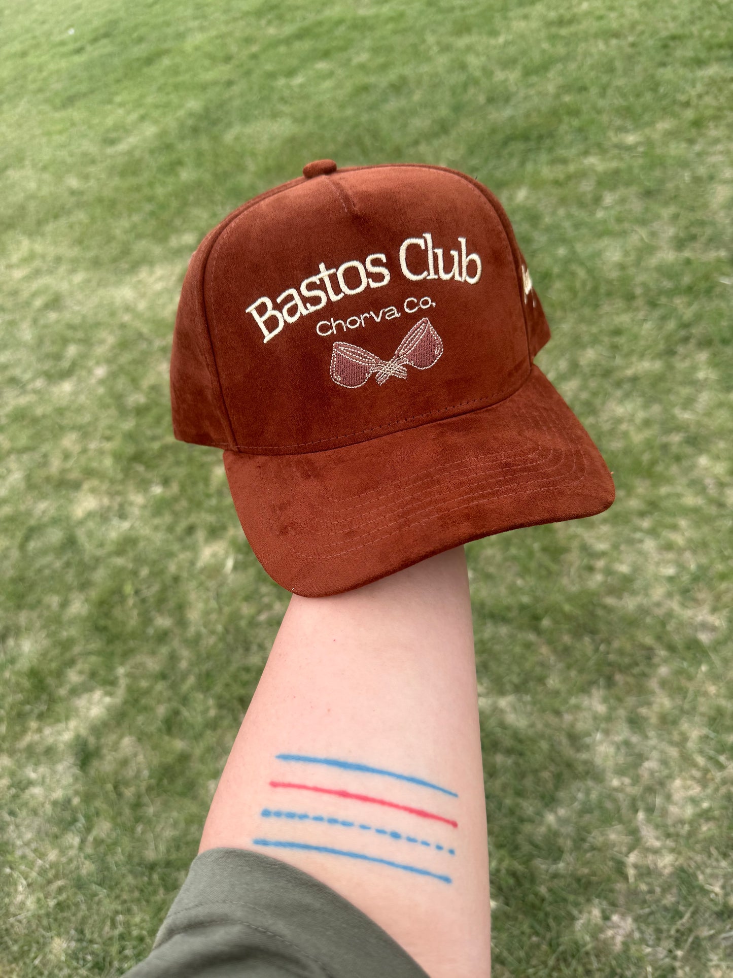Bastos Club Hat (Suede Burnt Orange)