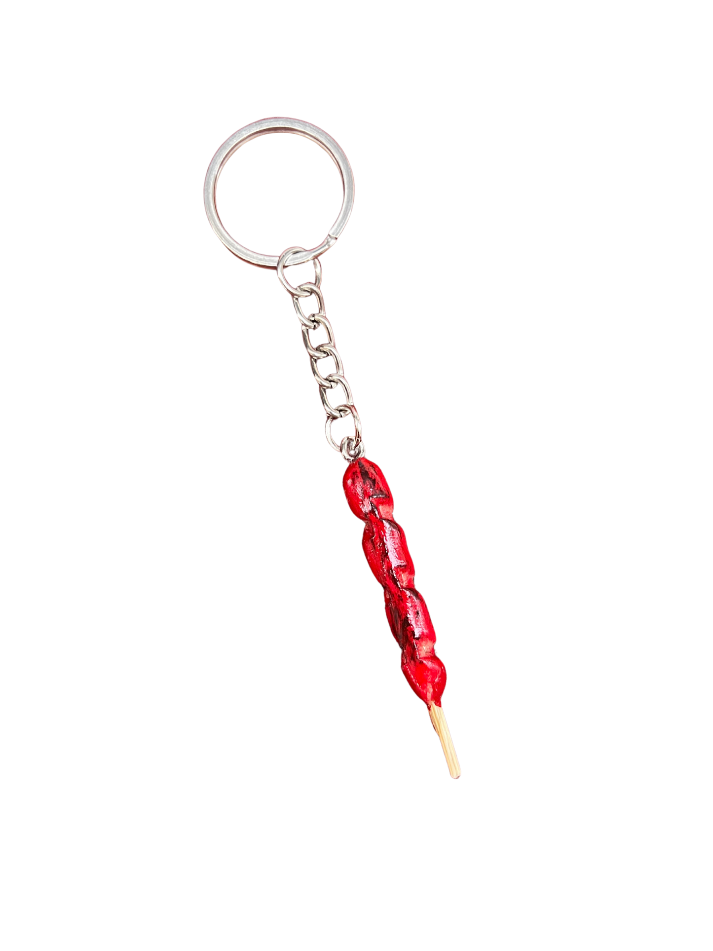 Red Hotdog Keychain