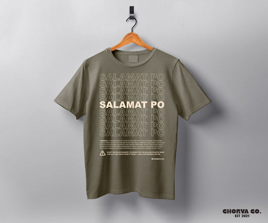 Salamat Po Olive Shirt