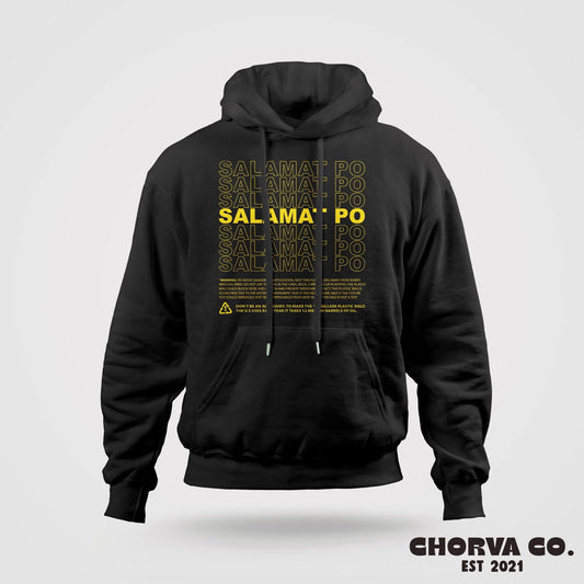 Salamat Po Black Hoodie